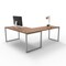 We'Re It Connect It L-Shaped Desk, 77 in D X 30 in H, 60 in W X Thermally Fused Laminate DI60304824L1BBF-BS-WAL - alternate 8